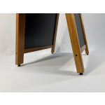 Heavy Duty Double Sided Chalkboard A Frame with Header